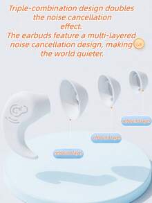 2PCS Anti Noise Silicone Ear Plugs Waterproof Swimming Ear Plugs For Sleep Diving Surfing Soft Comfortable Back To School Supplies - White - View 5