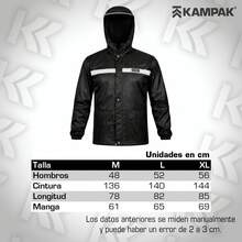 2pz  Waterproof Kampak High Visibility - negro - View 6
