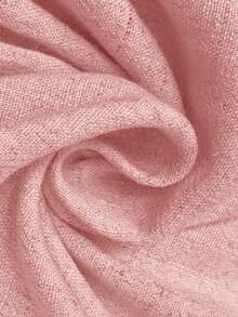 Vestido corto sin mangas con rayas y nudo delantero para mujer, adecuado para vacaciones de verano, ir al trabajo y uso diario - Rosa - Ver 7