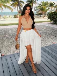 SHEIN SXY Women Skirts - White - View 6