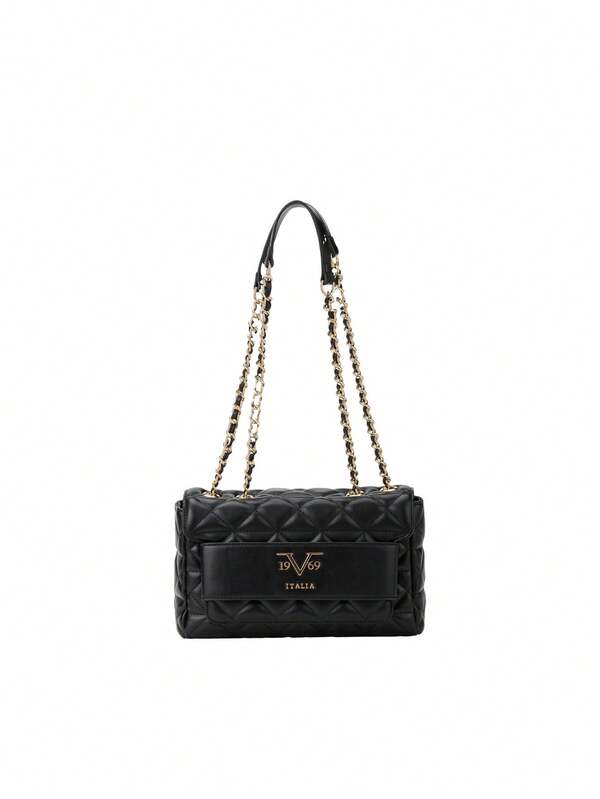 19V69 Italia Gaia Gold Women's Crossbody Black