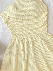 Tween Girl Tween Girls' Casual Everyday Comfortable Romper - Yellow - View 4