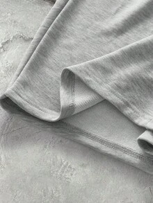 NEON BLANC Men's Casual Versatile 3D Embroidered Shorts, Summer - Light Grey - View 2
