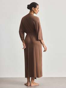 Ocili Áo choàng ren thoải mái dành cho nữ - Cà phê nâu - Xem 3