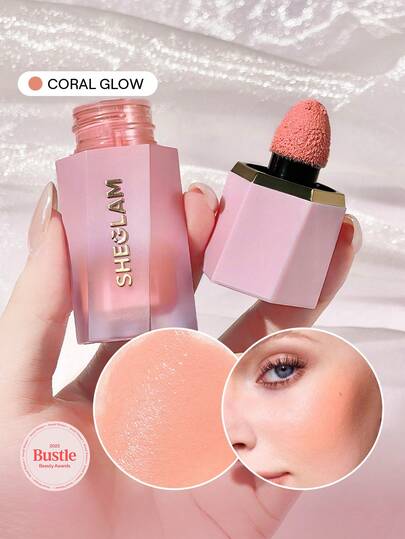 SHEGLAM Color Bloom 液態腮紅-Coral Glow 品牌 美容 化妝 化妝品 適合女性與女孩 完美搭配夏季春季 Y2K 時尚 流行 生日 母親節禮物 假期 派對準備就緒 最佳顏色