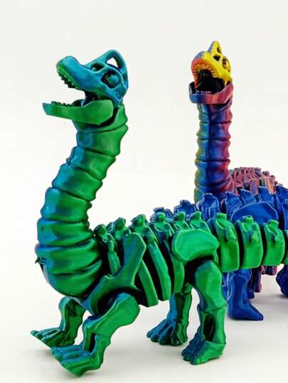 MINKOJA A 3D Printed Ancient Dinosaurs Model Toy, Stress Toy, Sensory Toy, Squishy Toy, Kids Toy, Easy To Carry, A Great Gift For After Class, Christmas, Birthday Party And Holiday.