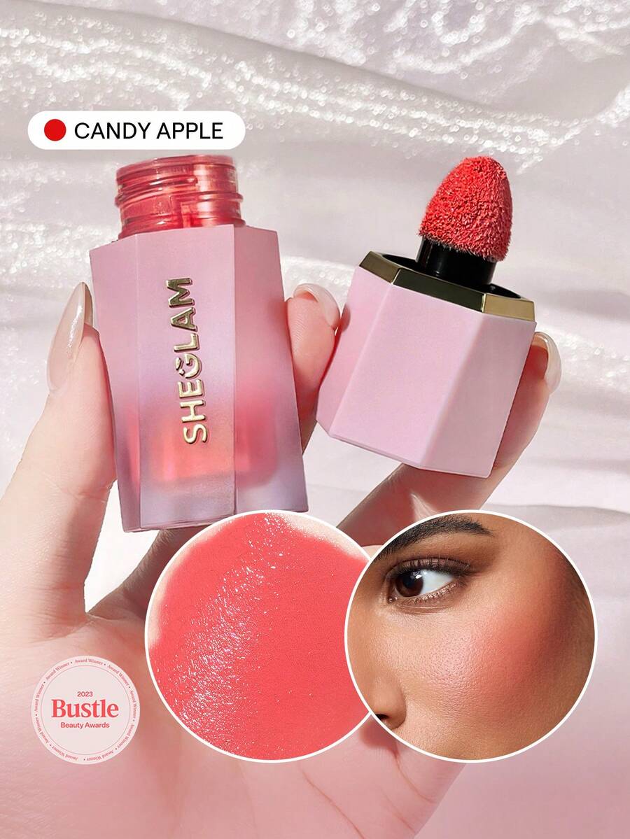 Color Bloom 液態腮紅-Candy Apple 品牌 美容 化妝 化妝品 適合女性與女孩 完美搭配夏季春季 Y2K 時尚 流行 生日 母親節禮物 假期 派對準備就緒 最佳顏色 - Candy Apple - 查看 1