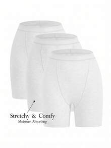 Ocili Quần boxer Leisure Soft, được làm từ chất liệu vải pha, mềm mại và thoải mái, có thể phối cùng bất kỳ loại áo cơ bản nào. - trắng - Xem 1