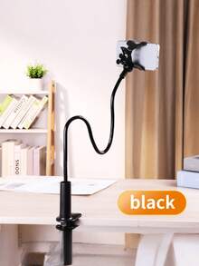 Giá đỡ điện thoại di động tiện dụng, đế xoắn ốc, phụ kiện để bàn cạnh giường ngủ, giá đỡ điện thoại/máy tính bảng đặt cạnh giường. - màu đen - Xem 10