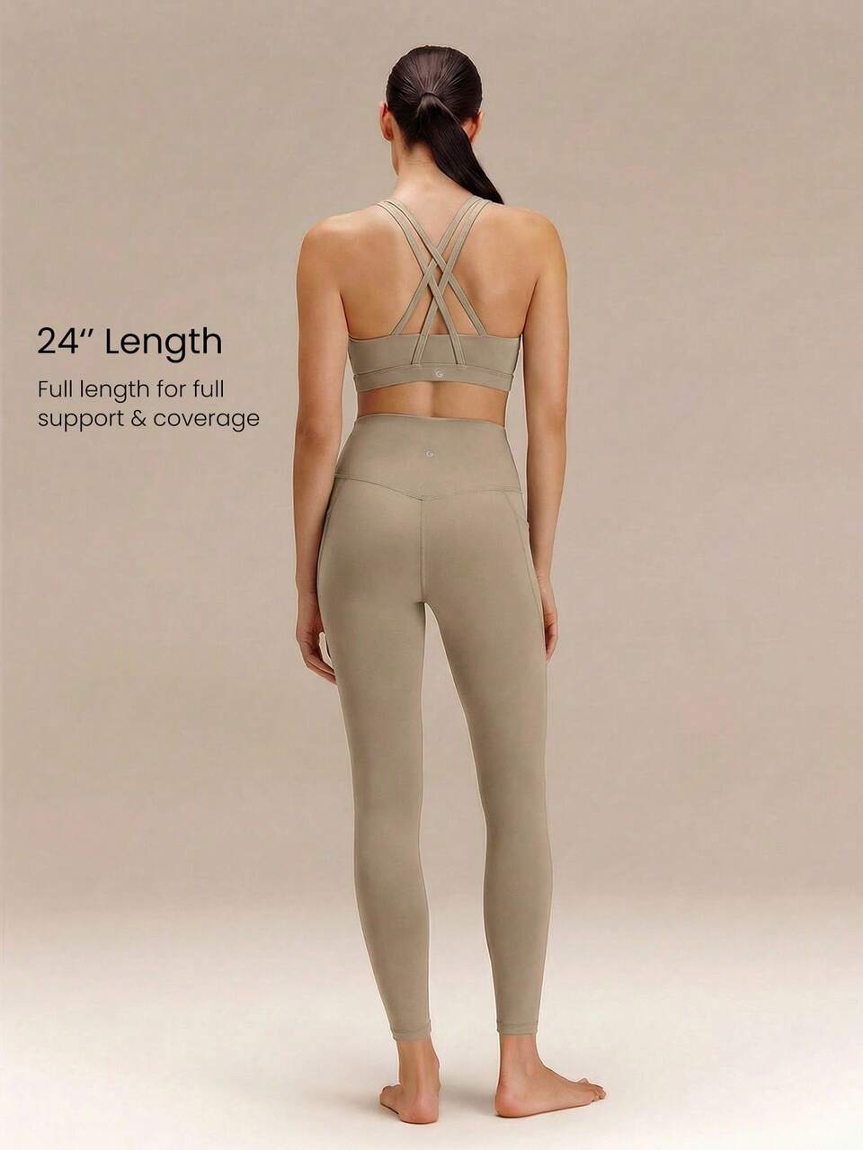 24" FeatherFit™ High-Rise Side Pocket Leggings