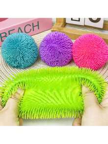 MINKOJA MINKOJA 1 pezzo Palla sensoriale antistress colorata, giocattolo antistress, palla sensoriale antistress e giocattolo schiacciaile per sacchetti regalo, bomboniere, giocattolo da schiacciare, giocattolo sensoriale, bomboniere per feste di compleanno - Multicolore - Visualizzare 6