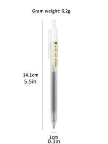 8-Pack/15-Pack Set Of Retractable Neutral Pens: Black/Red/Blue, 0.5 Mm Fine-Point Ballpoint Pens, Office And Study Supplies, Student Stationery. - multicolor - View 3