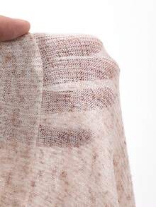 Dazy Plus Kaos Polo Lengan Pendek Kasual Musim Panas dengan Potongan Longgar dan Blok Warna, Ukuran Besar - Unta - View 8