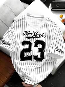 Manfinity EMRG 男士全印花圆领短袖T恤 - 彩色 - 查看 4