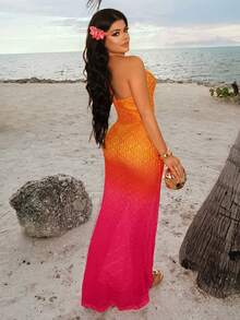 SHEIN SXY Women Long Dresses - Multicolor - View 2