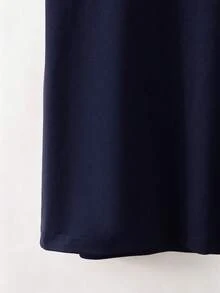 Franclia Áo thun nữ in họa tiết bong bóng, thích hợp cho tiệc tùng và đi làm. - Màu xanh hải quân - Xem 6