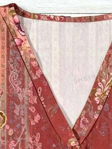 SHEIN LUNE 女士简约印花无袖休闲衬衫，适合夏季穿着 - 彩色 - 查看 4