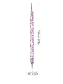 Bộ 8 cọ vẽ móng acrylic hình hoa, thiết kế chuyển màu, cán gỗ, đầu mảnh, hai đầu, dụng cụ vẽ móng nghệ thuật cho salon và nhà, tự làm móng. - Nhiều màu - Xem 3
