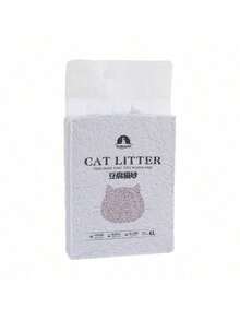 2,3 kg/6 L Cama de gato de tofu de sabor original instantáneo, no se pega al fondo ni a la pared - Multicolor - Ver 16