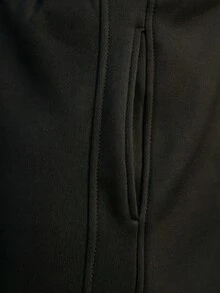 HUEFORM Men's Light Grey Drawstring Waist Pockets Sports Sweatpants - Black - View 5