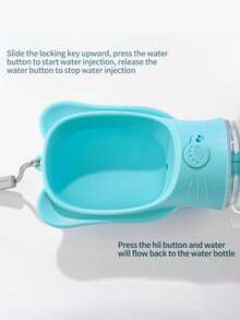 1PC Pet Travel Cup Dog Outdoor Water Cup Dog Water Bottle Portable Travel Cup Dog Walking Water Bottle Pet Cup Suitable For Dog Walking Hiking And Outdoor Use - Multicolor - View 7