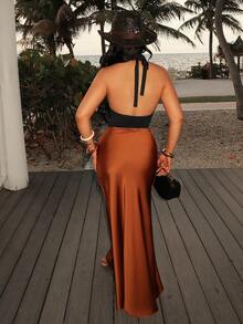 SHEIN SXY Body sin espalda sexy - Negro - Ver 5