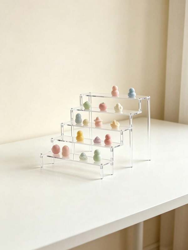 Acrylic Multi-Layer Cake Stand, Transparent Display Rack, Dessert Tiered Cupcake Stand, Wedding Party Snack Tower Back To School
