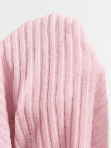 Plussiva Plus Size Maternity Button-Up Casual Blouse, Suitable For Outings And Vacations - Pink - View 8