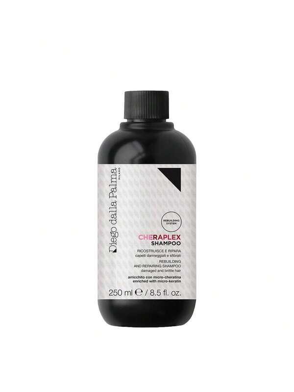 Diego Dalla Palma Cheraplex Rebuilding & Repairing Shampoo 250 Ml – Shampoo, Rebuilding, For Damaged Hair, Micro-Keratin, Suitable For Daily Hair Care Routine