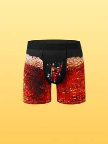 Notgurli Bộ 3 quần lót boxer nam in họa tiết tối giản. - Nhiều màu - Xem 4