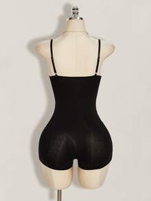SHEIN ICON Bộ jumpsuit hai dây gợi cảm, màu trơn, chất liệu lưới phối ren, dành cho nữ, thích hợp đi dự tiệc mùa hè Y2K (phong cách thập niên 2000), kiểu dáng câu lạc bộ, Coachella. - màu đen - Xem 2