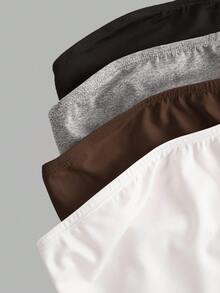 SHEIN EZwear 4件套女士纯色休闲百搭日常穿搭抹胸上衣 - 彩色 - 查看 8