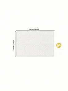 Mantel individual de silicona con múltiples huellas de patas de mascota - Blanco - Ver 8