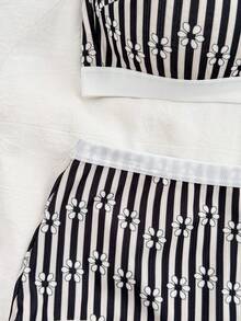 Napfluff Bộ 2 áo ngực quây thoải mái và thanh lịch - Đen và trắng - Xem 4
