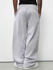 STYNVO Men's Drawstring Waist Casual Everyday Sweatpants - Grey - View 2