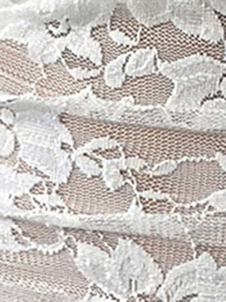 Women's Sexy Sheer Lace Cropped Top, Summer