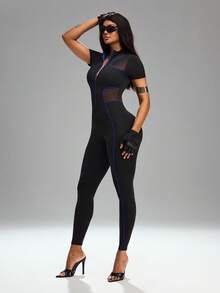 Innovista 时尚运动服、吸汗服、瑜伽服、马术服、舞蹈服 - 黑色 - 查看 7