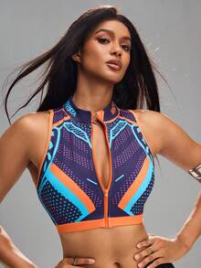 Innovista Áo tank top tennis in họa tiết chấm bi dành cho nữ - Nhiều màu - Xem 6