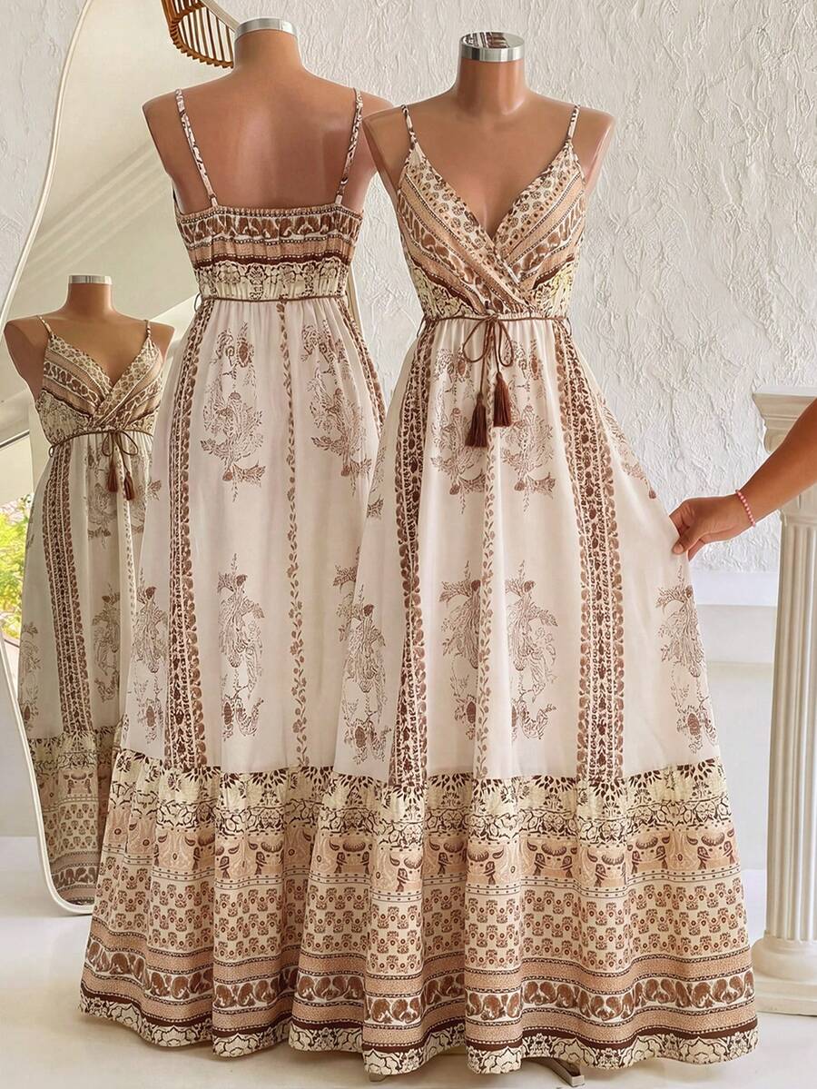 Lalippa Bohemian Style Dress, Suitable For Beach Vacation And Photo Shooting - Multicolor - View 1