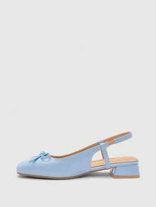 CUCCOO BIZCHIC Ladies' Fashion Basics Commuter Elegant Versatile Flats For Festive Outdoor Offices - Blue - View 9