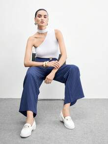 CUCCOO BIZCHIC 女鞋 时尚金属扣 简约百搭通勤优雅女乐福鞋 女平底鞋 - 白色 - 查看 2