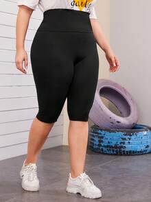 Mulvari Quần lót kích thước lớn màu trơn màu đen Thể thao - màu đen - Xem 5