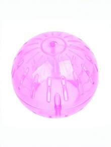 Petite boule d'exercice pour animaux de compagnie en matériau PP transparent. Jouet de course pour hamsters, structure robuste pour rongeurs et souris. Conception interactive pour soulager l'ennui et stimuler l'activité mentale et physique, à utiliser à l'intérieur ou à l'extérieur. Surface lisse et facile à nettoyer. Accessoires pour animaux de compagnie, jouets pour petits animaux. - Multicolore - Voir 11