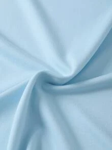 男童修身浅蓝色透气圆领短袖短裤舒适休闲睡衣套装，2件套 - 灰色 - 查看 3