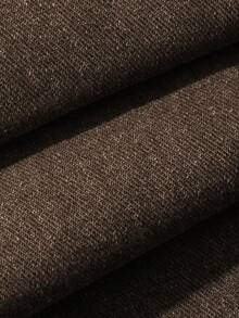 DAZY Quần jeans nữ dáng suông, rộng rãi, đa năng, có túi. - màu nâu - Xem 7