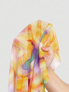 Swim Oasis Traje de baño de una pieza con estampado de moda para vacaciones, talla grande - Multicolor - Ver 5