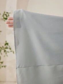 Veilorie Áo choàng Poncho có mũ trùm đầu màu trơn dành cho nữ, thiết kế thanh lịch kiểu Ả Rập. - màu xanh lá - Xem 11