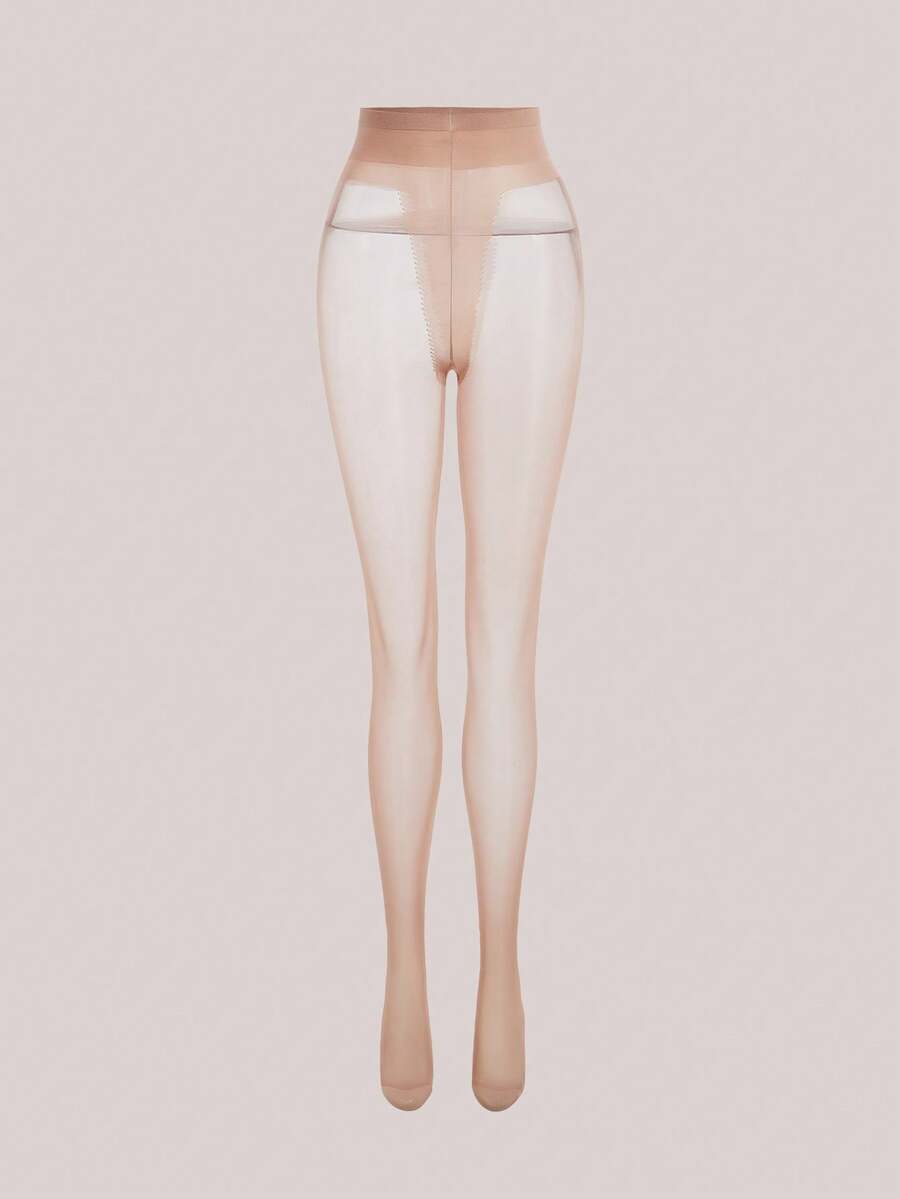 1pair 20 Denier Ultra Comfort And Body Sculpt Sheer Tights