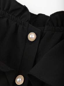 GlowEve CURVE Plus Size Women Casual Off-Shoulder Ruffle Strap Top - Black - View 4