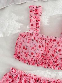 PetitDoll 2件/套 女士无钢圈文胸 - 彩色 - 查看 5